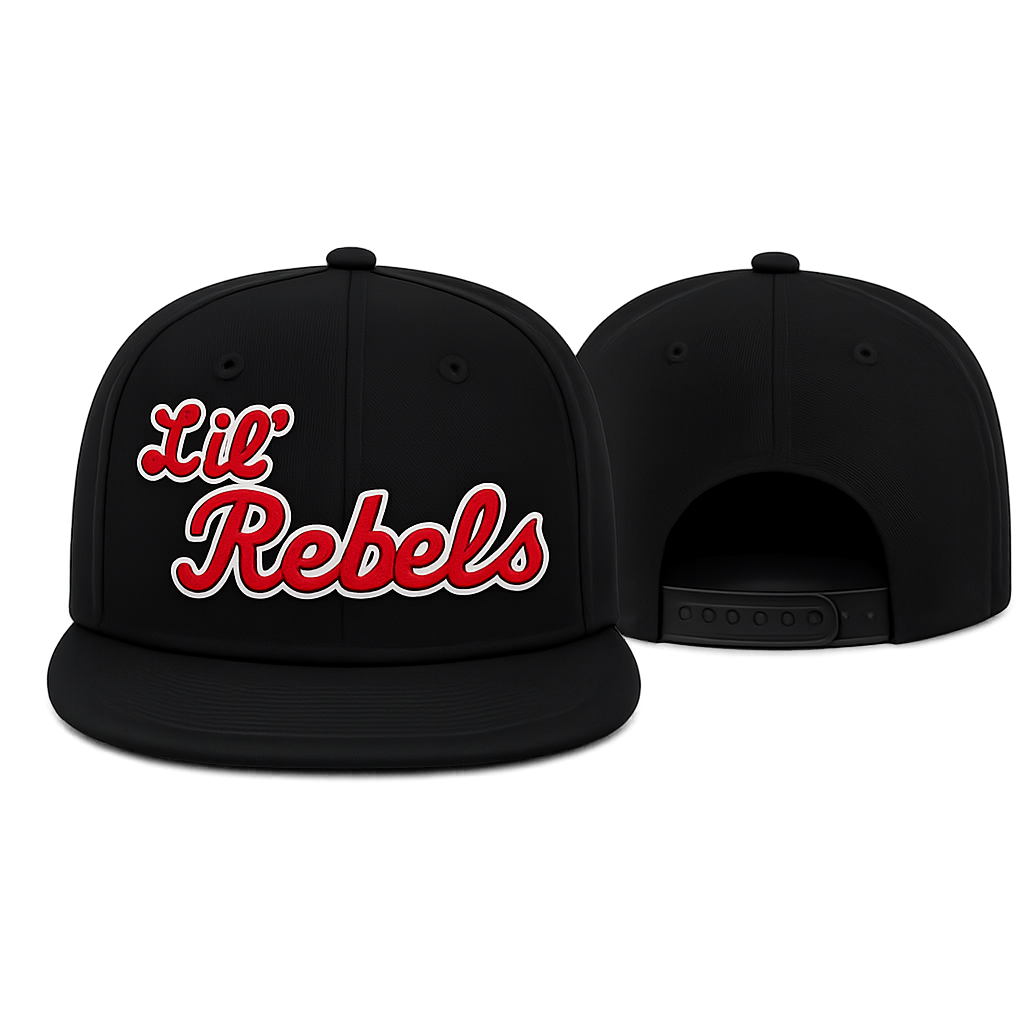 Lil Rebels New Era 9FIFTY Black Flat Bill Snapback Cap