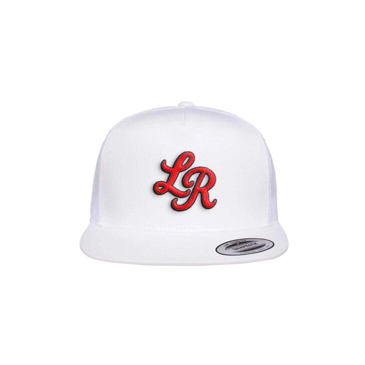 Lil’ Rebels “LR” White Snapback Cap
