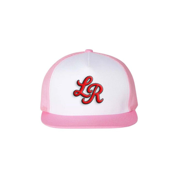 LR Embroidered Pink Snapback