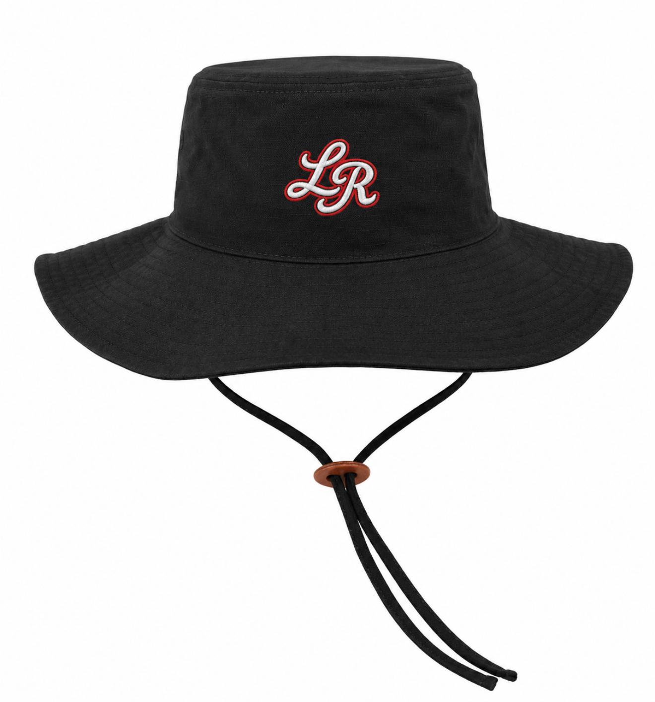 Black bucket hat