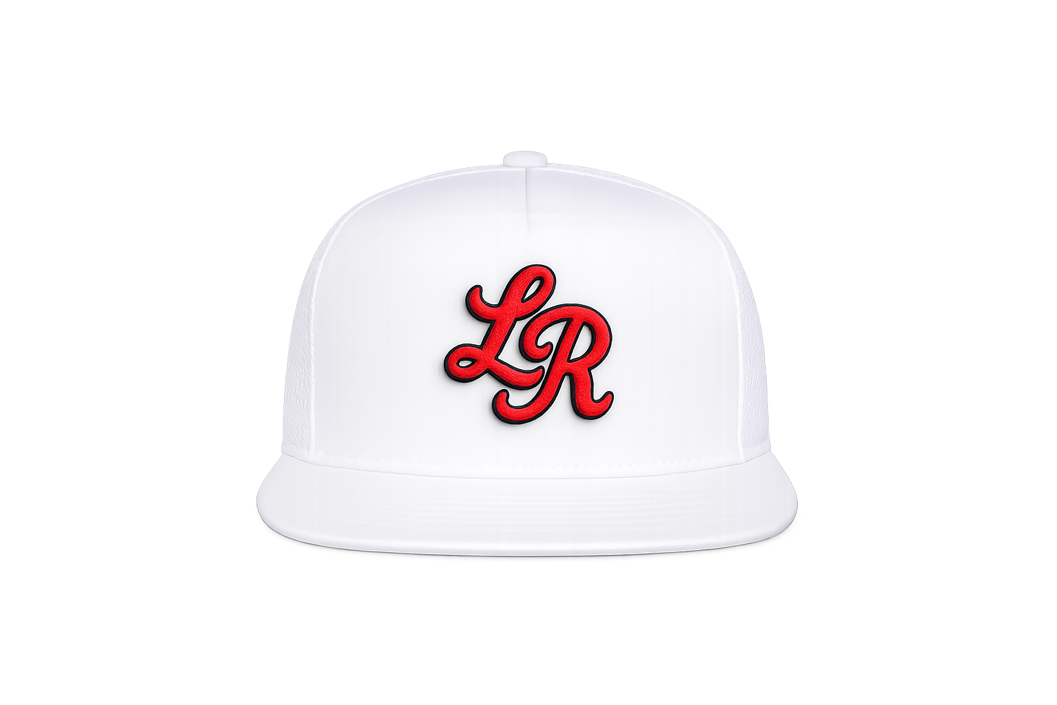 Lil’ Rebels “LR” White Snapback Cap