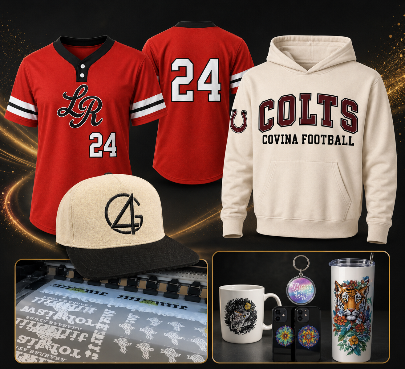 Custom Apparel & DTF Printing