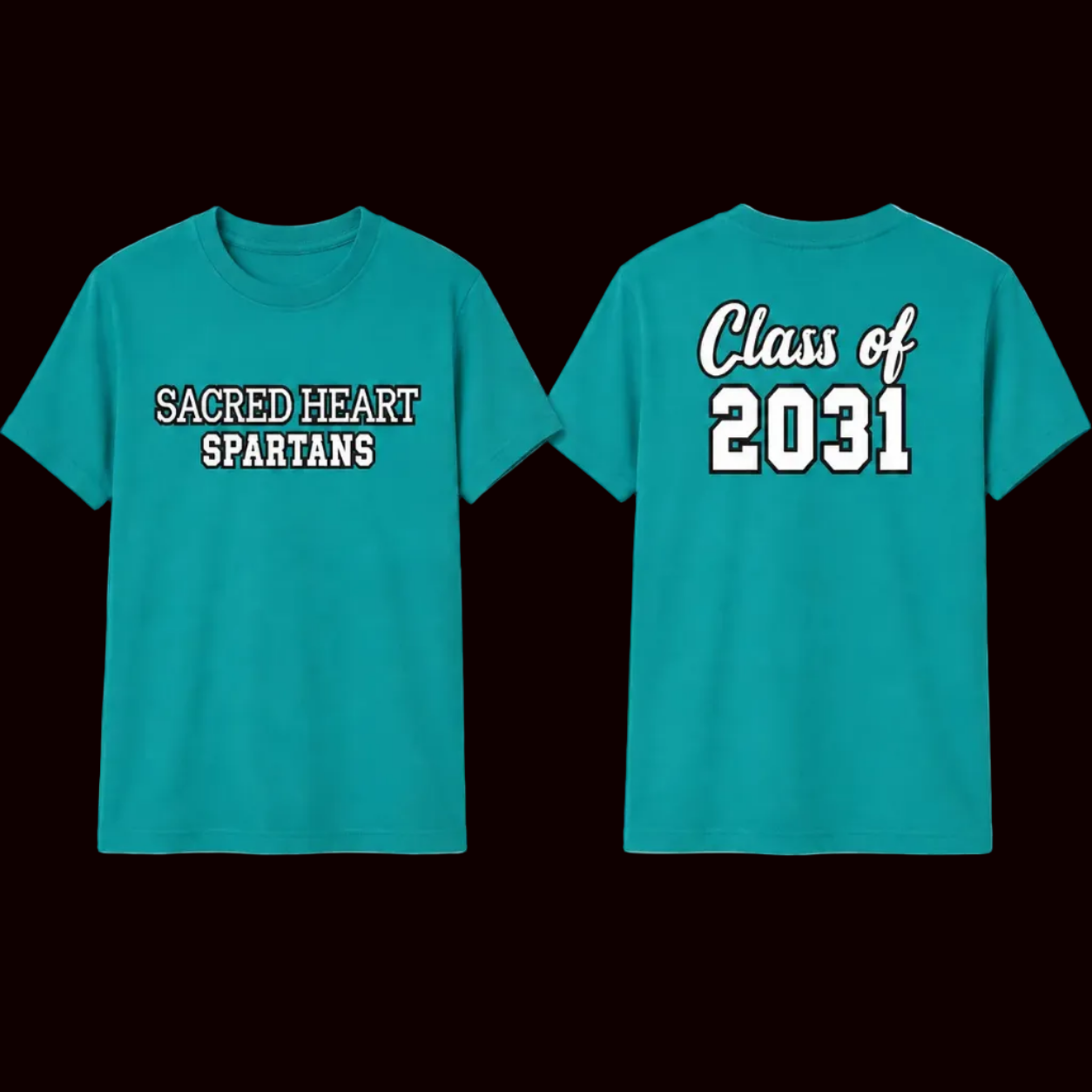 Sacred Heart Class Shirts 2027–2036