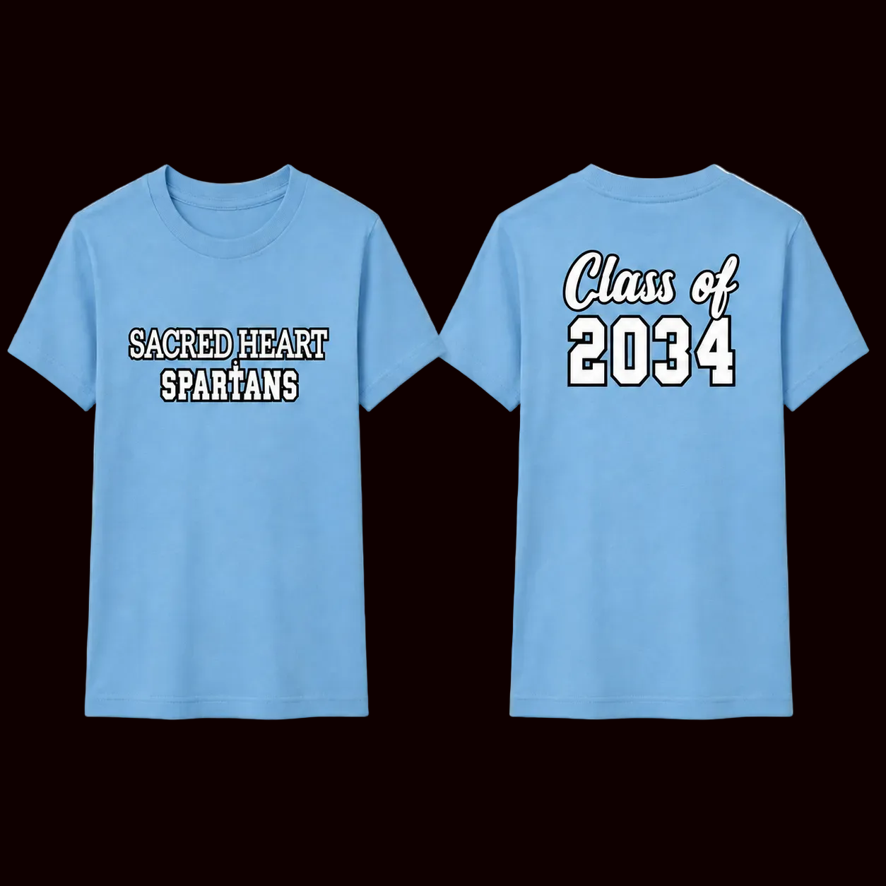 Sacred Heart Class Shirts 2027–2036