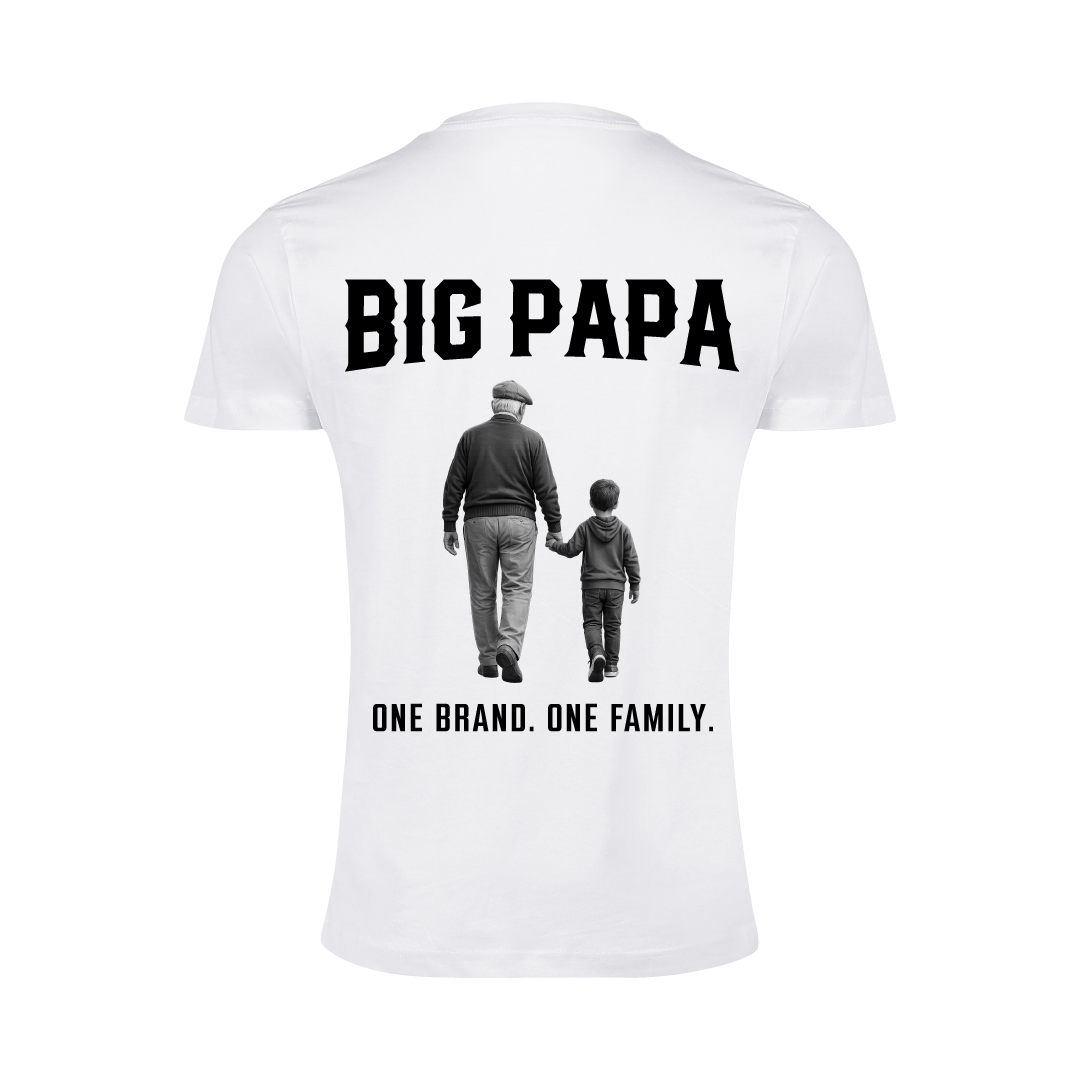 Big Papa Printed White T-shirt